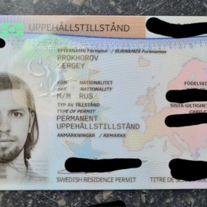 Buy Genuine Swedish Resident Permits